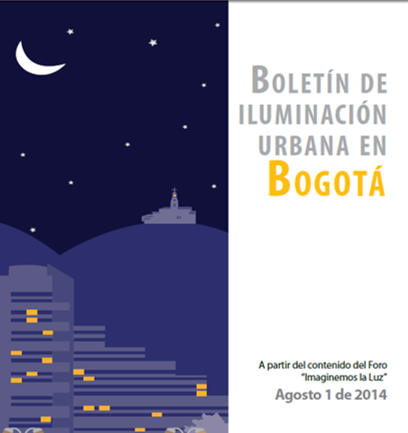 portada boletin de iluminacion urbana Bogota CCB