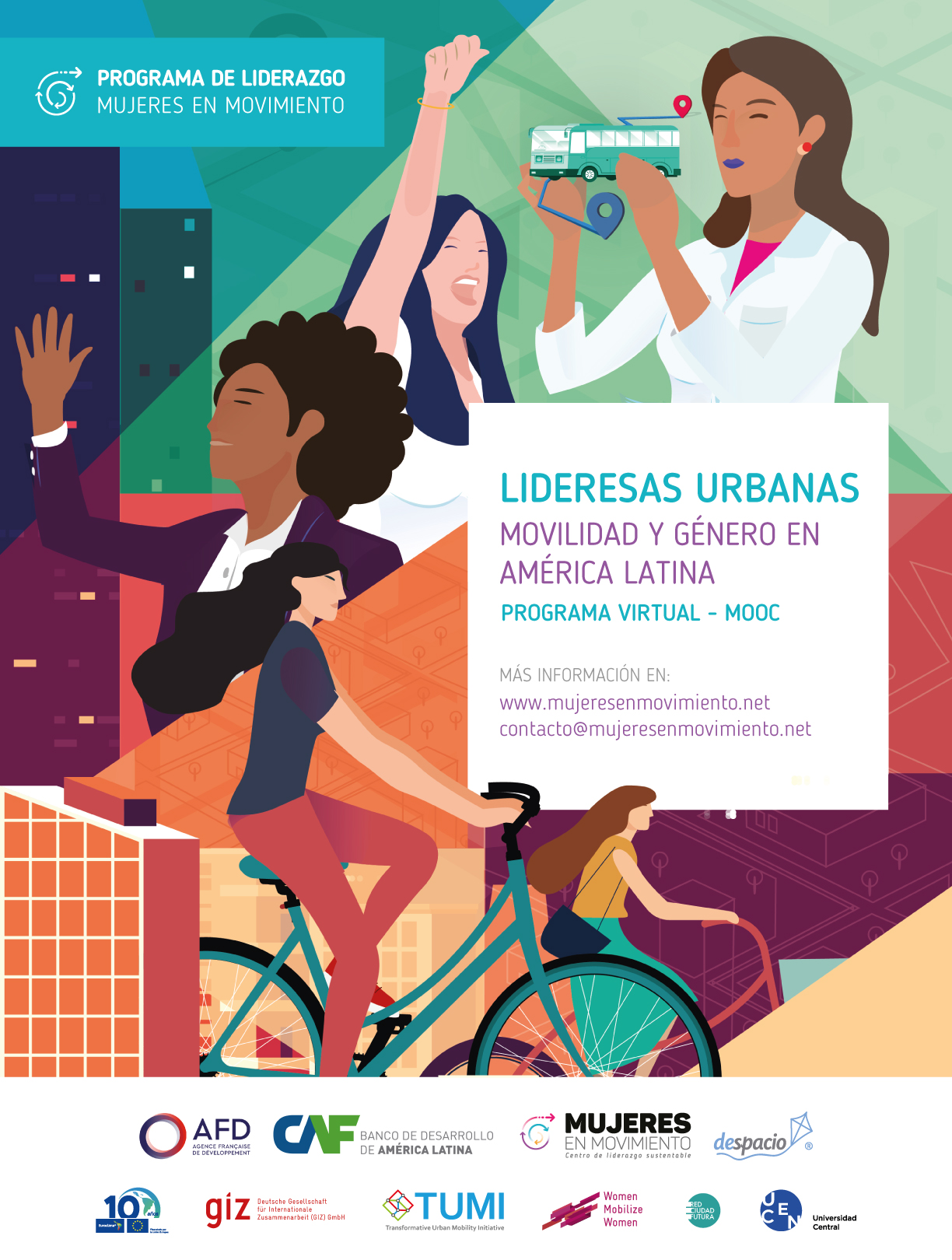 Lideresas Urbanas: Un Programa Virtual Para 60 Mujeres Líderes De Iberoamérica