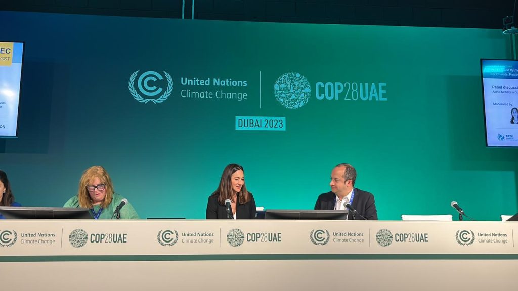 Impulsando la Movilidad Activa: Reflexiones desde la COP28