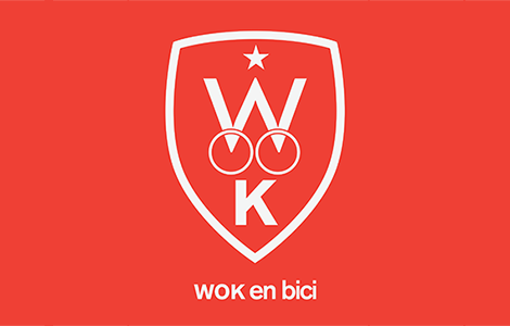 Wok despacio en bicicleta